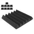 thumbnail image 1 of Mousse Insonorisée 10 Pièces Panneau Acoustique Mousse Insonorisante Ensemble D'isolation Phonique Kit Pour Home Studio Bureau Usine, 1 of 8