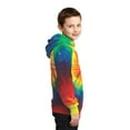thumbnail image 3 of Port & Co Teen Unisex Regular Dye Long Sleeves Sweatshirt Rainbow Small, 3 of 6