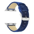 thumbnail image 2 of Tech Elements EW-AWVEL38-NV 38 mm Velvet Band with Leather Back - Navy, 2 of 2