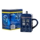 thumbnail image 2 of Doctor Who Tardis Mug Coffee Tea Cup Police Box Ceramic Mug With Lid Cover Birthday Gift, 2 of 5
