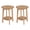 Wood/2P/15.75 x 15.75 x 20.28 inch, variant on Alvantor Side Table, 2-Tier Small Round End Table, Nightstand with Tapered Legs, Curved Transitions, for Small Spaces, Living Room, Bedroom
