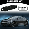 thumbnail image 2 of Unique Bargains Dash Cover Car Center Console Non-Slip Dash Board Mat for Kia K5 2016-2019 Polyester Black 1Pc, 2 of 7