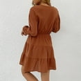 thumbnail image 4 of Vestido suelto, vestido de manga larga, vestido suelto, vestido de mujer, valor excepcional, 4 of 6