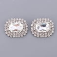 thumbnail image 3 of pitrice Rhinestone Shoe Clips Wedding Shoe Buckles Bridal Shoe Decorations Crystal Shoe Buckle Shoe Decorations Crystal DIY Bride Shoe Decorative Charms White, 3 of 9