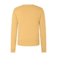 thumbnail image 5 of HBFAGFB Cardigan pour Femmes Col Rond à Boucle Chandail Tricoté Polyvalent Vestes à Manches Longues Jaune Taille TG, 5 of 5