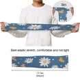 thumbnail image 6 of ALAZA Daisy Flower and Hearts UV Sun Protection Arm Sleeves UPF 50+ Compression Cooling Sleeve 1 Pair, 6 of 7