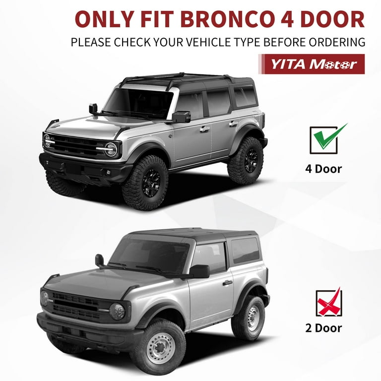2021-2023 Ford Bronco Side Steps