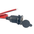 thumbnail image 2 of 2Pack Car Female Cigarette Lighter to O Ring Terminal 12V-24V Eyelet Terminal Harness Extension Charge Cable, 2 of 10