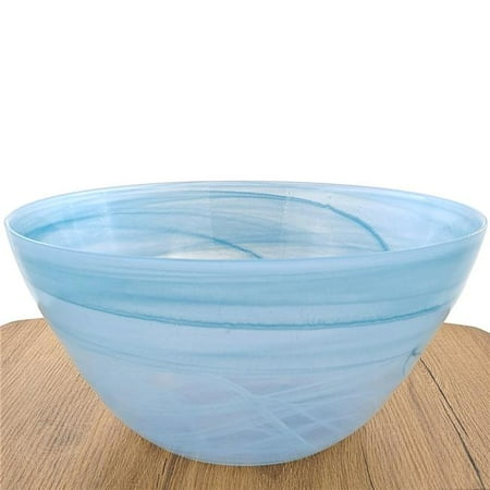 

Red Pomegranate Collection 0815-6 12 in. Serving Bowl Aqua