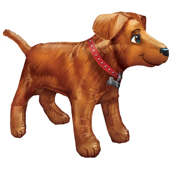 36" UltraShape 3D Golden Retriever Brown Dog Puppy Birthday Party  Foil Mylar Balloon