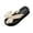 Beige, variant on Womens Outdoor Bow Decor Toe Post Platform Flip-Flop Sandals, Casual Open Toe Slip-On Slippers, Lightweight Summer Beach Sandals
