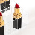 thumbnail image 4 of Soporte para lápiz labial, 24 espacios, organizador de lápiz labial acrílico transparente, soporte de exhibición, organizador de maquillaje cosmético para lápiz labial, pinceles, botellas 15*10,5*7,5, 4 of 5
