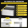 thumbnail image 3 of VEVOR Outdoor Kitchen Access 26"x 24" Wall Construction Stainless Steel Flush Mount for BBQ Island, 26inch x 24inch, Double Door, 3 of 9