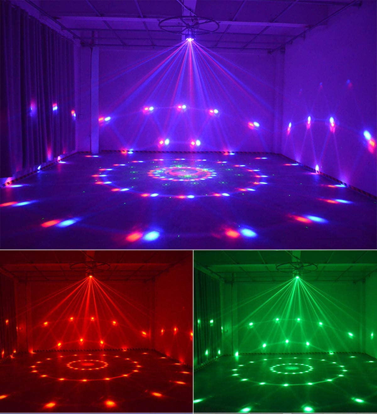 Party Lights Stage Lights, RGBW/UV 4 in 1 Mixed Lighting Effects