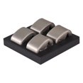 thumbnail image 3 of Bandeja organizadora para joyería y reloj Yinane Soporte de exhibición para pulsera hombre elegante Almacenamiento Negro 4 almohadas, 3 of 8