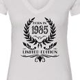 thumbnail image 4 of Inktastic Born in 1985 Limited Edition Women's V-Neck T-Shirt, 4 of 5