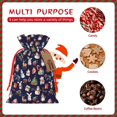 thumbnail image 7 of Fuzoiu Christmas Critters Delight Print Christmas Gift Bag,Burlap Gift Bag with Drawstring Closure & Hang Tag,Perfect for Holidays, Birthdays, and Special Occasions-Medium, 7 of 7