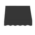 thumbnail image 2 of Awntech 4.375 ft San Francisco Fixed Awning Acrylic Fabric, Black, 2 of 2