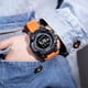 thumbnail image 5 of Reloj electrónico multifuncional y versátil de moda para hombre, estilo deportivo, moderno, esfera grande, reloj tecnológico negro, 5 of 6