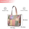thumbnail image 4 of Pioneer Flower Floral Print Pattern Travel Tote Bags for Women Carry On,Large Weekender Bags for Women Travel,Multi Functional Duffle Bag for Work,Shopping,Sports, 4 of 5