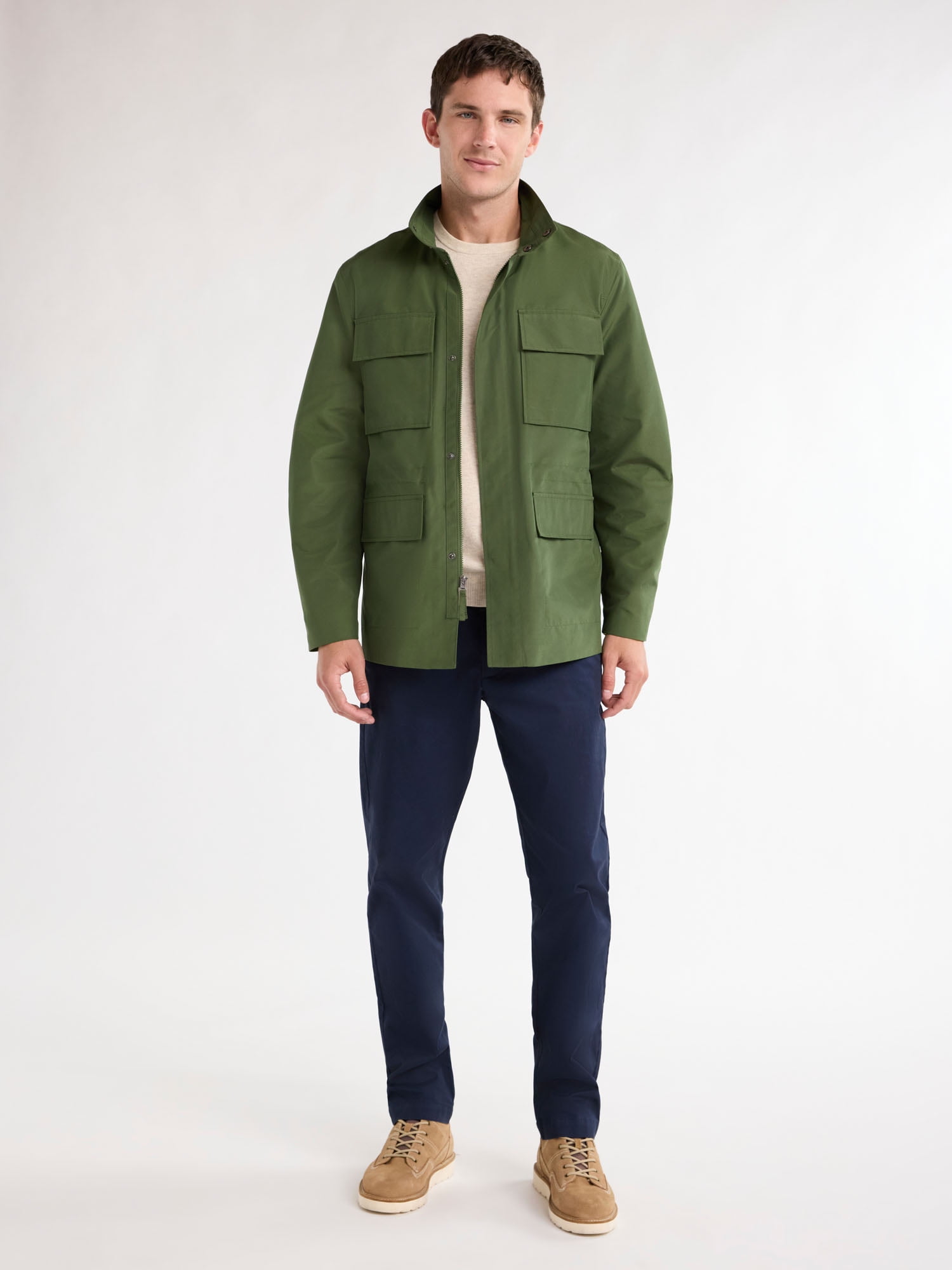 Free Assembly Men's Utility Jacket, Sizes XS-3XL - Walmart.com