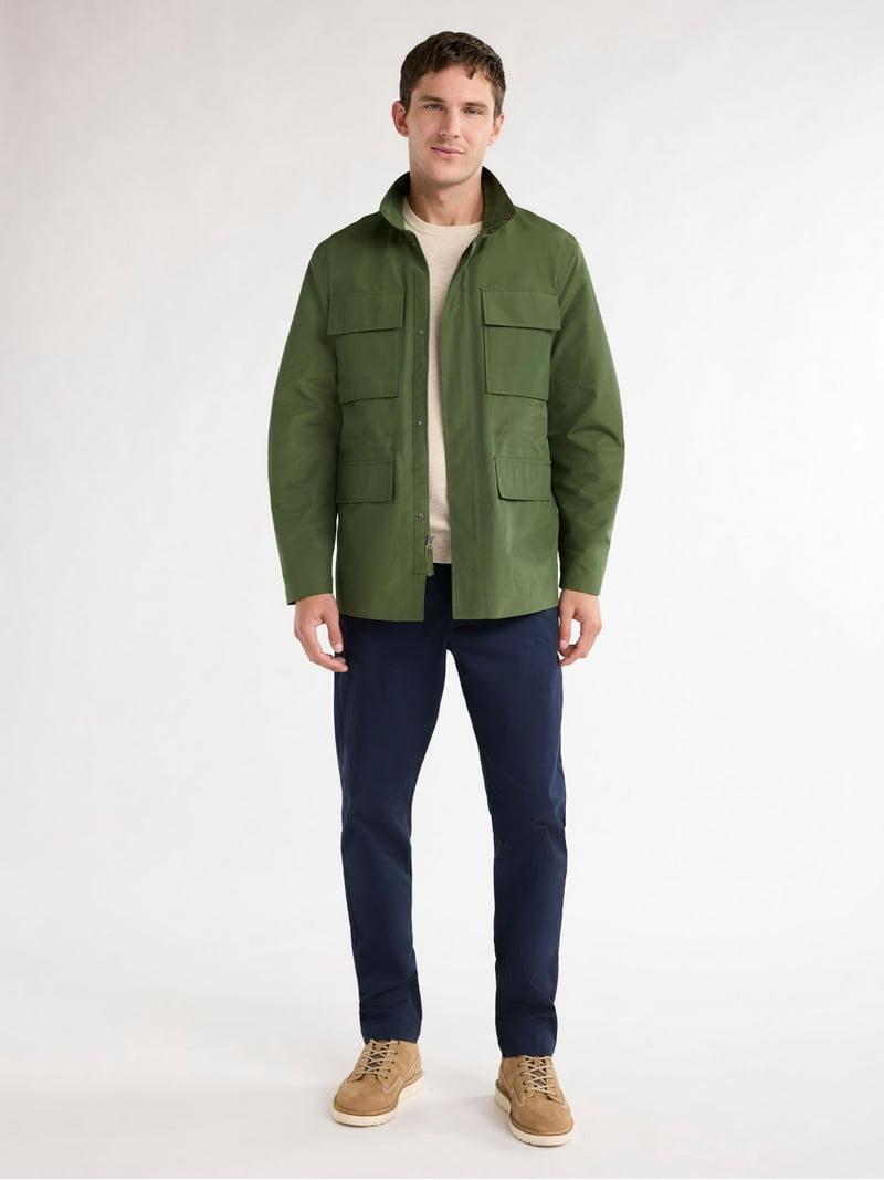 Free Assembly Men's Utility Jacket, Sizes XS-3XL - Walmart.com