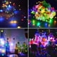 thumbnail image 5 of Juego de 2 luces navideñas a pilas, 10 m, 100 LED, control remoto y temporizador, luces brillantes con 8 modos, luces de luciérnaga para decoración de fiestas en el jardín., 5 of 5