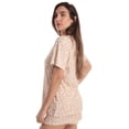 thumbnail image 2 of Just Love Womens Pajama Set (Soft Cheetah, Small), 2 of 3