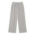 thumbnail image 5 of hotojiny Baggy Sweatpants Women Classic Fit Loose Wide Leg Sweat Pants Casual Workout Lounge Fall Trousers for Athletic, 5 of 7