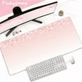 thumbnail image 1 of Pink Cherry Blossoms Mousepad Home Computer Table Large Pc Mouse Pad Art Sakura Keyboard Mause Rug Desk Mat Office Accessories, 1 of 5