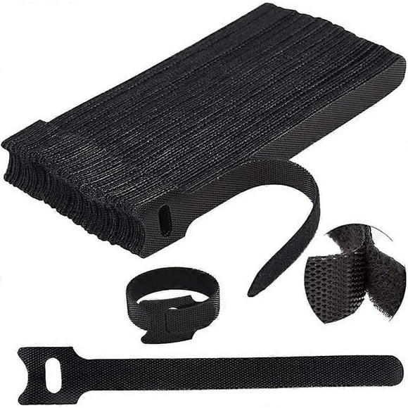 100pcs Cable Tie Straps Reusable Cable Straps Cable Tie Organizer Cable Storage for Tying Cables Sheaths Wires PC Wires