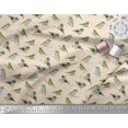 thumbnail image 2 of Soimoi Cotton Poplin Fabric Flycathcer Bird Print Sewing Fabric Yard 42 Inch Wide, 2 of 5