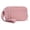 A-Watermelon Red, variant on Minimalist Solid Color Quilted Nylon Wristlet Wallet for Women, Lightweight RFID Blocking Card Holder with Detachable Strap, Perfect for Shopping Dating Travel, Trendy Everyday Purse