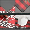 thumbnail image 5 of Merry Christmas Kitchen Rugs Set of 2, Farmhouse Red Buffalo Plaid Kitchen Floor Mat, Non Slip Anti Fatigue Kitchen Mats for Floor, Cushioned Kitchen Rug Set Christmas Decorations for Home, 5 of 6