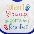 thumbnail image 4 of Inktastic Roofer Future Boys or Girls Baby Bib, 4 of 4