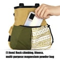 thumbnail image 3 of Rock Climbing Chalk Bag Oxford Cloth Magnesia Pouches Bouldering Chalk Bucket Storage Bag for Weight Liftings, Climbing, 3 of 6