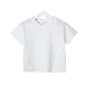 thumbnail image 5 of Ropa de verano para niños, camiseta de algodón de color sólido, camisetas casuales de calle, versátiles, para exteriores, para niños y niñas, camisetas transpirables para niños, 5 of 5