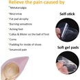 thumbnail image 5 of Almohadillas metatarsianas, cojines de bola de pie, paquete de 8 almohadillas de Gel para pies, callos de neuroma, alivio del dolor de pie, soporte para el antepié para mujeres y hombres, 5 of 5