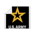 thumbnail image 3 of CafePress - U.S. Army® White And Gold Logo - Soft Fleece Throw Blanket, 50"x60" for All Ages, 3 of 4