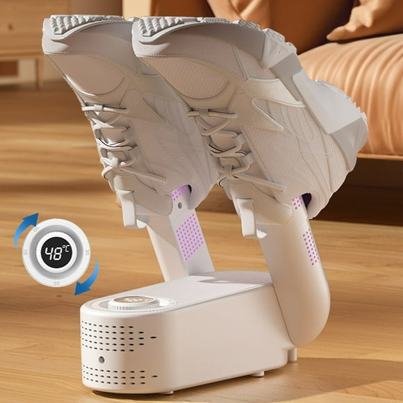 Boot Warmer Dryer with Heat,Folded Shoe Rack,Boot Dryer for Boots Shoe Dryer with Heat Blower Glove Dryer Boot Warmer Adjustable Dry Rack Foldable Dry Ports Intelligent Timer,Ski Boot Dryer