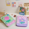 thumbnail image 3 of Checkerboard Pattern Tablet Case Zipper Scratch-resistant Protective Clutch, 3 of 6