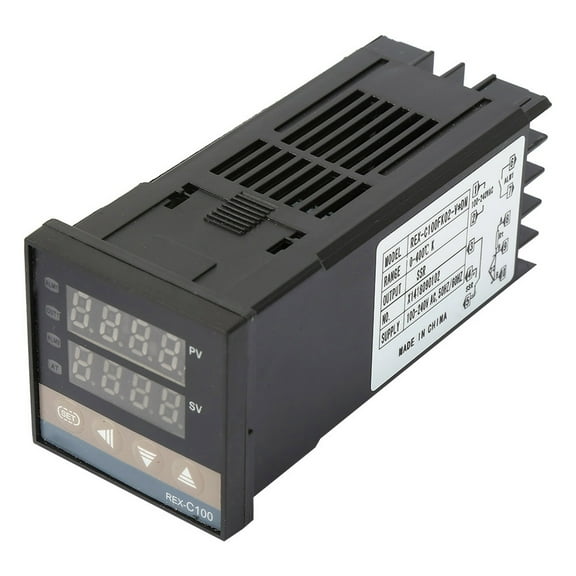 AC Digital PIDTemperature Controller Kits 0‑400℃  25A SSR   1m M6 K Type Thermocouple