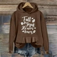 thumbnail image 2 of Womens Hoodies Long Sleeve Hoodie Women Pullover Cute Hoodies Brown Womens Jacket Fall Outfit Trendy Womens Clothes, 2 of 5