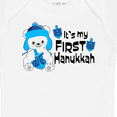 thumbnail image 4 of Inktastic It's My 1st Hanukkah Cute Bear with Dreidel Boys or Girls Baby Bodysuit, 4 of 5