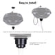 thumbnail image 4 of Byootique Salon Drainer Kit with Basket Strainer Cover for Shampoo Bowl Wash Basin Barber, 4 of 9