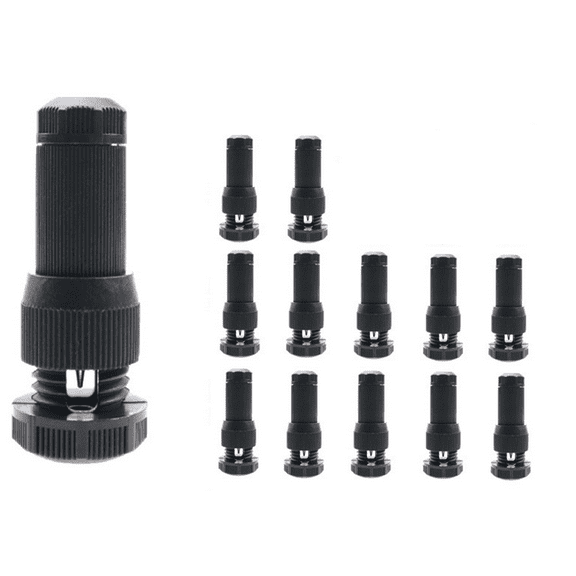 Gealach Landscape Light Connector, Model LLT3, UL Certified, Waterproof, Low-Voltage, 12-Pack, Fits Channel Light, Spotlight, 12 Lights Capacity
