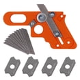 thumbnail image 1 of Visland Edge Banding Trimmer Edge Cutter Tool with Circular Edge Scraper Easy Operation Multifunctional Woodworking Hand Trimming Tool, 1 of 7
