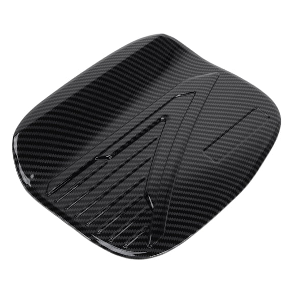 Fuel Tank Door Cap for Mitsubishi Outlander 2023-2025 Fuel Filler Flap Cover Adhesive Type Carbon Fiber Black ABS