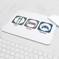 thumbnail image 5 of CafePress - Eat Sleep Gamer Mousepad - Non-slip Rubber Mousepad, Gaming Mouse Pad, 5 of 6