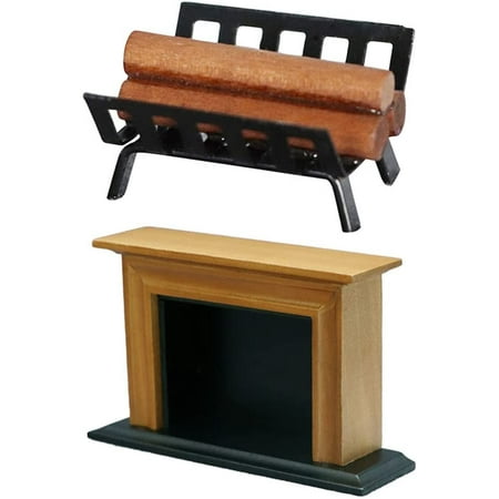 

Eastjing Vivid Firewood Model Creative Doll House Firewood Mini Firewood